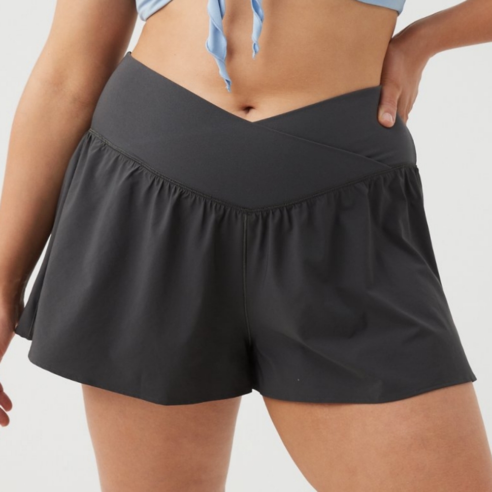XS,S: Aerie Crossover Flowy Stretch Shorts